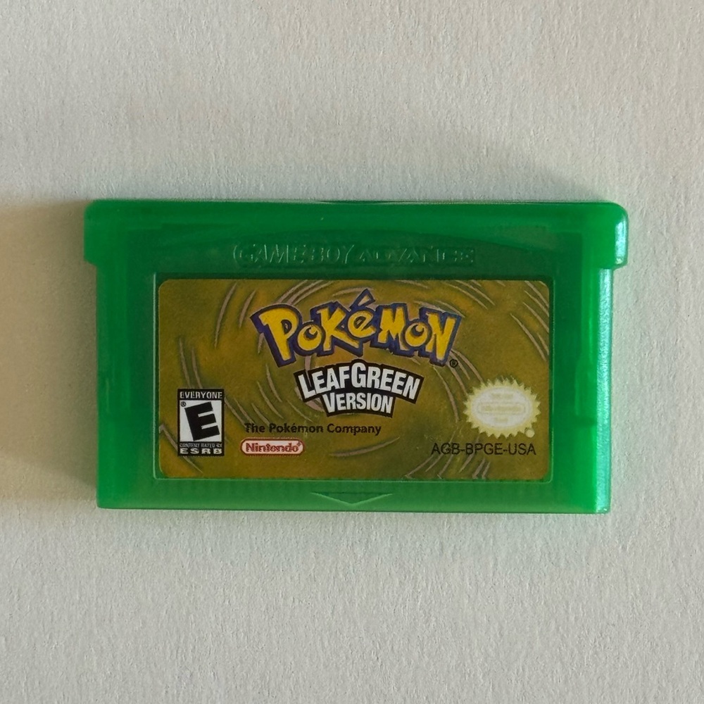 Pokemon Leaf Green Version Game Boy Advance